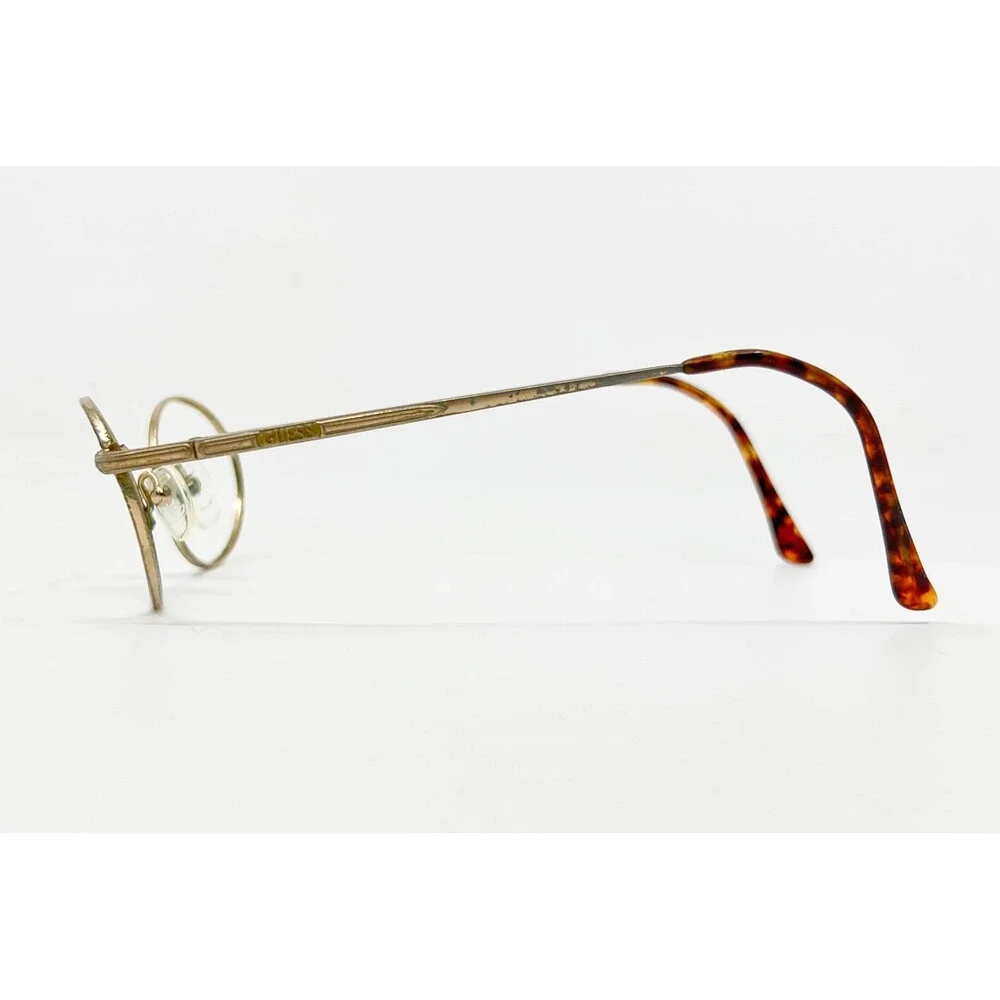 Guess Eyeglasses Frames Womens Gold Oval GU591 SG/MG 137 49-19-137